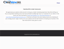 Tablet Screenshot of clearviewseo.com